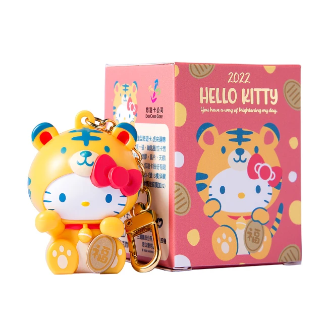 悠遊卡 HELLO KITTY搖搖籤筒造型悠遊卡-虎來運轉 代銷(HELLO KITTY)