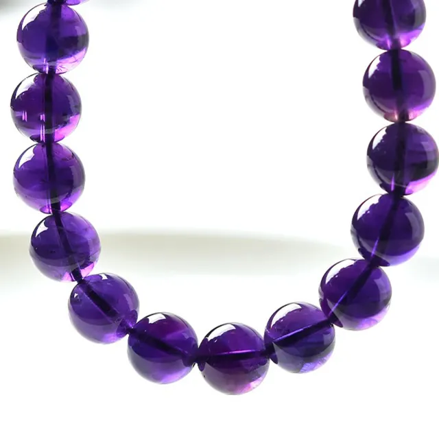 KT DADA】紫水晶手串開運手鍊能量手串圓珠手串串珠手鍊水晶手鍊情侶