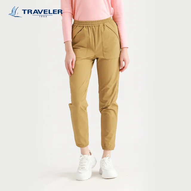 【TRAVELER 旅行者】女款四面彈撥水九分褲｜242TR506(彈性/撥水/長褲)