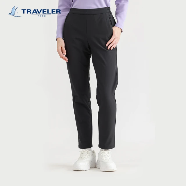 TRAVELER 旅行者 女款四面彈撥水保暖長褲｜242TR526(彈性/長褲)