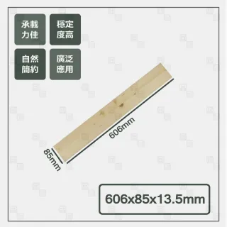 【沃克嚴選】鐵杉板料 13.5x85x606mm-5片