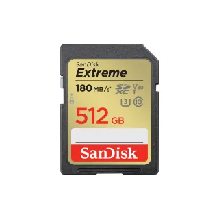 【SanDisk】Extreme SD UHS-I 記憶卡 512GB(公司貨)