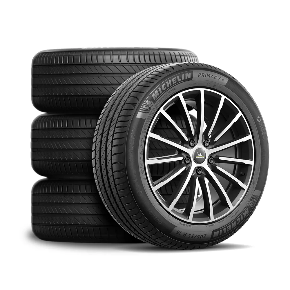 【Michelin 米其林】官方直營_225/55R18 PRIMACY 4+ 舒適型旗艦輪胎 4入組