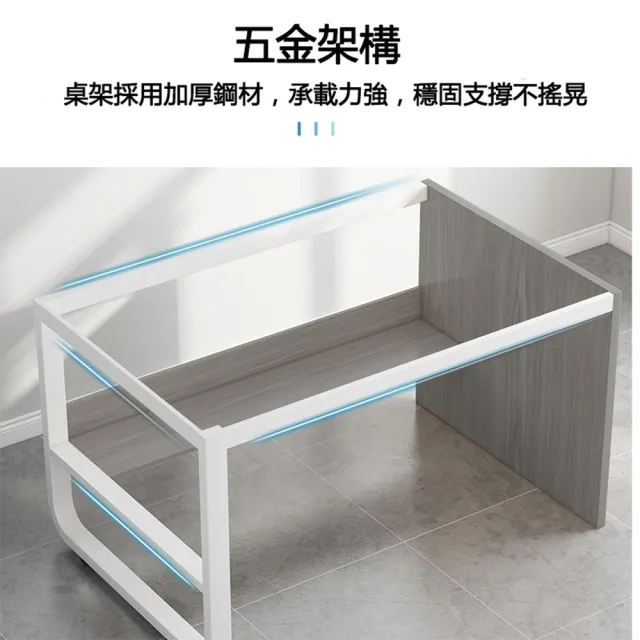 【E家工廠】書桌 電腦桌 工作桌 學習桌  辦公桌  書桌 電腦桌(180-書桌莫蘭迪灰色)