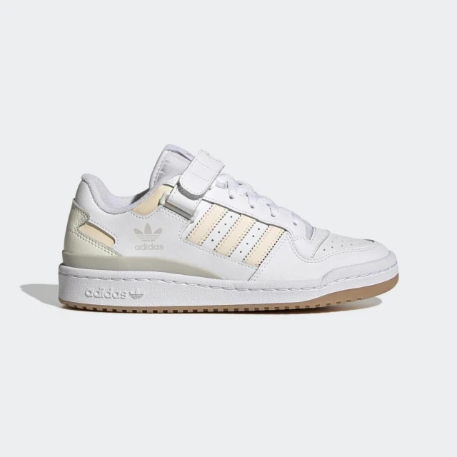 adidas 愛迪達 Forum Low W 女 休閒鞋 運動 復古 球鞋 皮革 低筒 魔鬼氈 舒適 穿搭 白(GX4523)