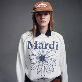 【MARDI MERCREDI】雙11印花落肩大學TEE 兩色 經典小雛菊 藍花 SWEATSHIRT RAGLAN FLOWERMARDI