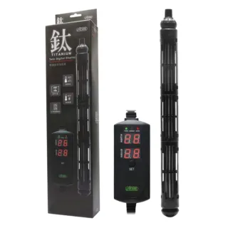 【ISTA 伊士達】100W 鈦管雙顯示加熱棒  溫度設定/過溫保護/LED雙螢幕顯示/加溫棒(魚缸溫度控制 IH973)