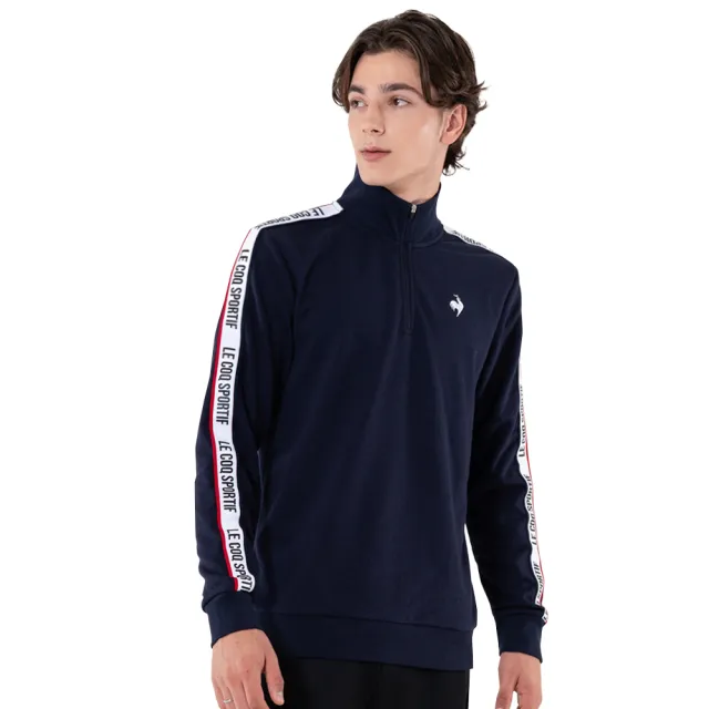 【LE COQ SPORTIF 公雞】雙11 休閒經典長袖立領衫 男款-3色-LWU21941