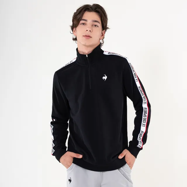 【LE COQ SPORTIF 公雞】雙11 休閒經典長袖立領衫 男款-3色-LWU21941