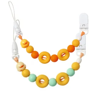 【Piyo Piyo 黃色小鴨】夜光甜甜圈萬用夾