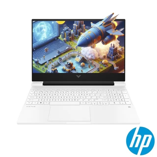 【HP 惠普】15吋i5-13500H RTX4060-8G電競筆電(Victus Gaming 15-fa1420TX/8G/512G SSD/Win11/特務白)