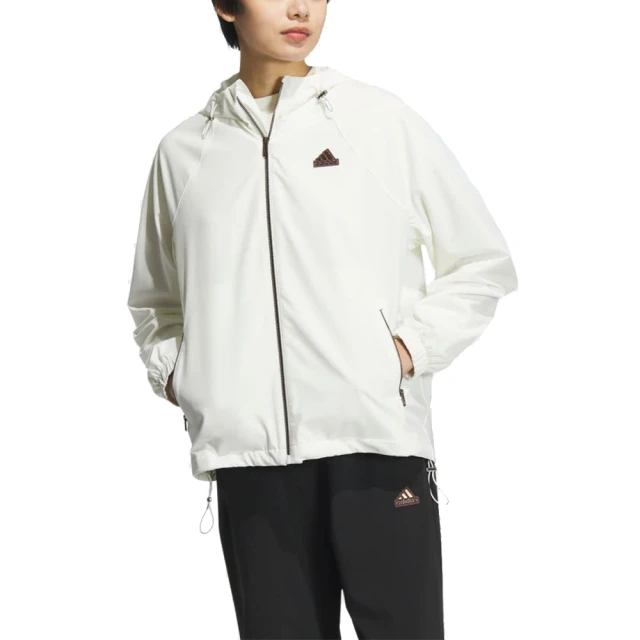 adidas 愛迪達 TECH WV JKT 連帽運動外套 女 - JJ1127