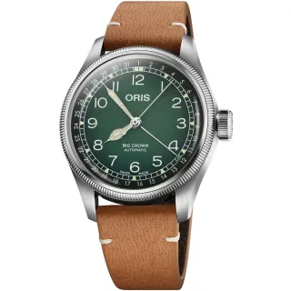 【ORIS 豪利時】Cervo Volante聯名 摩登機械腕錶-38mm(0175477794067-Set)