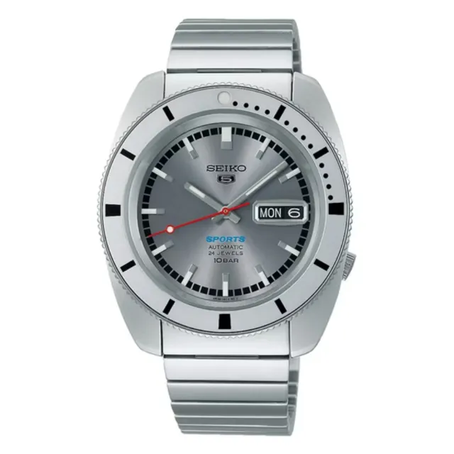 【SEIKO 精工】5 Sports 限量經典復刻機械腕錶-金屬面/38.5mm(SRPL03K1 / 4R36-16C0N)