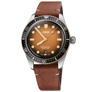 【ORIS 豪利時】1965復刻 潛水機械腕錶 聖誕節 禮物 送禮(0173377074356-0752045)