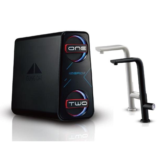 宮黛 GD 600G 宮黛 GD SOLO 全智慧美學落地型飲水機,內建 GDIZERO 立式 RO 直輸機,造水量高達 600 加侖/天,提供熱水 12L、溫水 2.5L、冰水 1.5L。全熱交換設計,醫療級 ST-316 加熱管,食品級 ST-304 不鏽鋼缸體。臺灣製造,110V 電壓,800W 功率,節能一級能源標章。尺寸寬 31.2 x 深 47.1 x 高 136 cm,含全臺基本安裝、3M 保鮮盒及花露水贈品。BSMI 認證 R56193,2 年保固,適閤家庭辦公室使用,RO 直輸淨水,過濾流量 1400-1600ml/min,水源 TDS ≦500PPM。 GUNG DAI宮黛 GD 600G