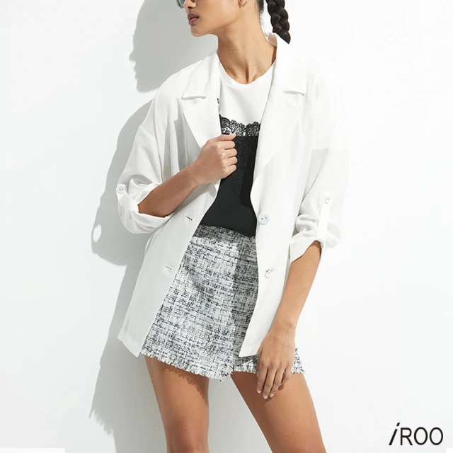 AVVJOY 艾薇卓爾 精裝手工縫線西裝外套(羊毛 毛外套 