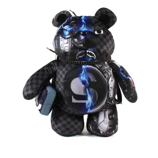 【SPRAYGROUND】TEDDYBEAR機械泰迪熊造型後背包(黑色)