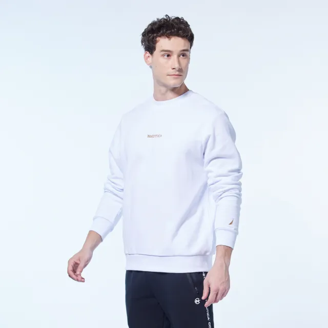 【NAUTICA】隨性格調長袖T恤(白色)