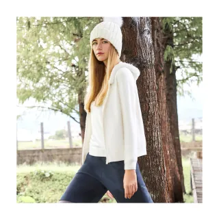 【en-suey 銀穗】仿皮草菱格紋針織外套-女