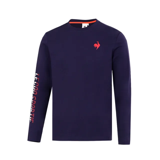 【LE COQ SPORTIF 公雞】雙11 休閒基礎經典長袖T恤 男女款-4色-LWU21911_LWU23911