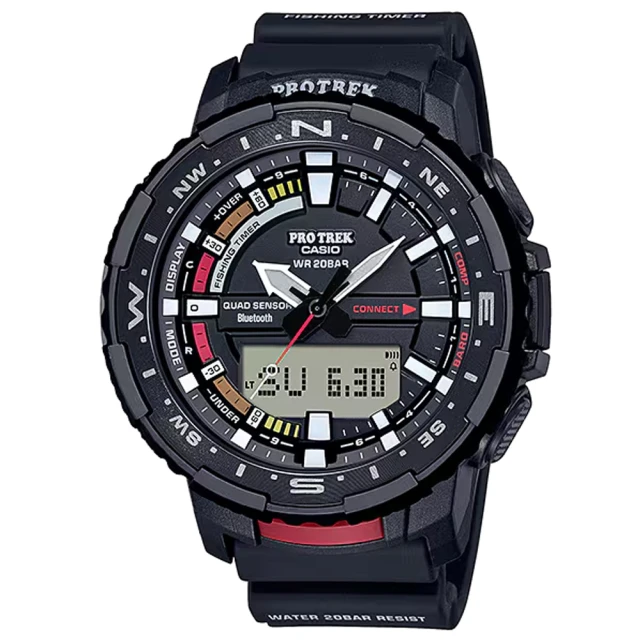 CASIO 卡西歐 PROTREK 藍牙連線 多功能登山腕錶(PRT-B70-1)