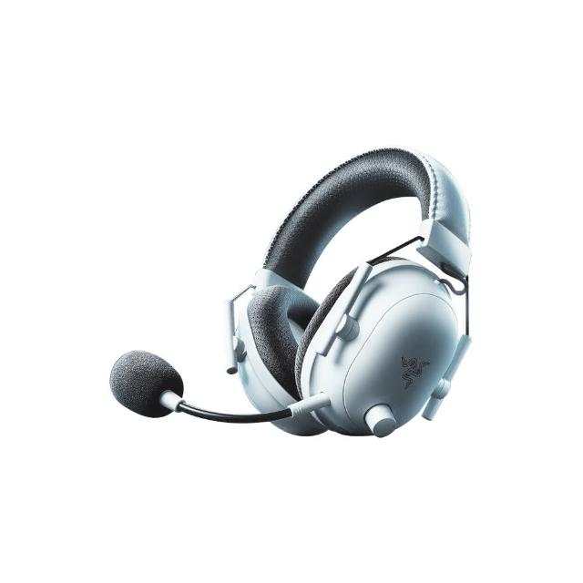 Razer雷蛇 BlackShark V2 Pro 無線耳機專為電競遊戲設計，頭戴式配戴舒適輕盈僅320g，內建超清晰麥克風與THX空間音效，提供沉浸式遊戲體驗。支援通用作業系統，Type A輸入端子，白色系時尚外觀。型號RZ04-04530200-R3M1，NCC認證CCAH22LP8850T6，BSMI R39212，兩年保固，適合專業玩家提升遊戲表現。