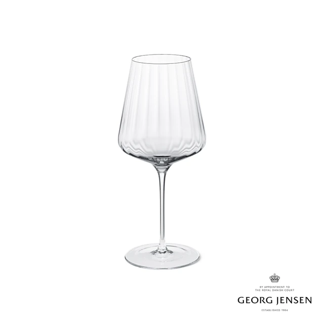 Georg Jensen 官方旗艦店 BERNADOTTE 紅葡萄酒杯 6只裝(水晶玻璃)