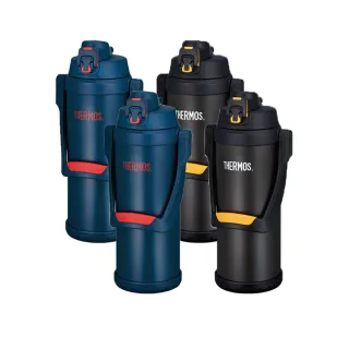 【THERMOS膳魔師】買1送1_不鏽鋼彈蓋真空保冷瓶2500ml+2500ml(FFV-2501)