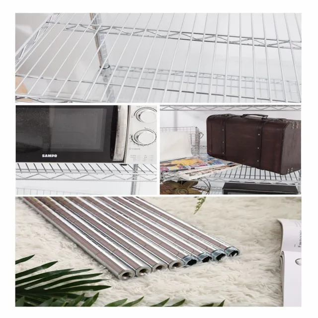 【空間魔坊】荷重耐重型三層鐵力士架 90x60x150cm 9060(波浪架 鐵力士架 鐵架 收納 層架 置物架)