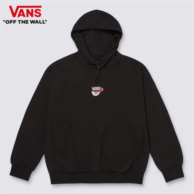 VANS 官方旗艦 Side Pocket 男女款黑色連帽大學T