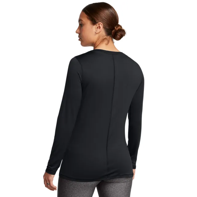 【UNDER ARMOUR】UA 女 Tech Mesh 長袖T-Shirt_1328966-002(黑色)