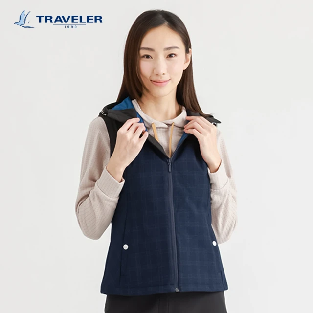 TRAVELER 旅行者 女款防風撥水Thermolite鋪棉保暖背心｜242TR306(防風/撥水/保暖/背心)