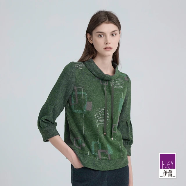 ILEY 伊蕾 蕾絲壓摺拼接長版襯衫(白;M-XL;1243