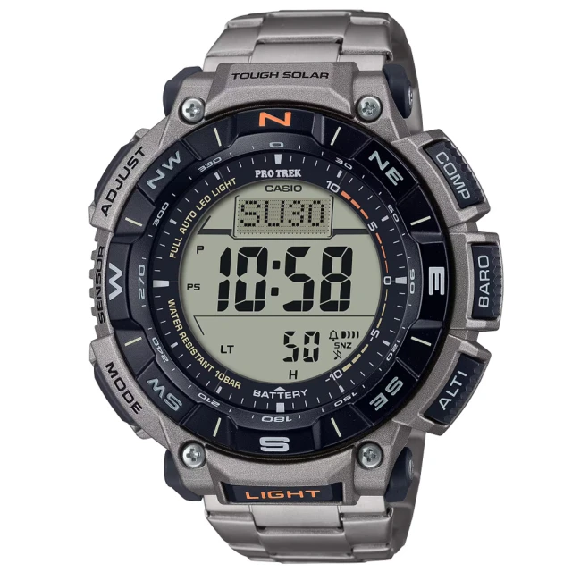 CASIO 卡西歐 PROTREK 太陽能 多功能登山腕錶 雙12 特惠(PRG-340T-7)