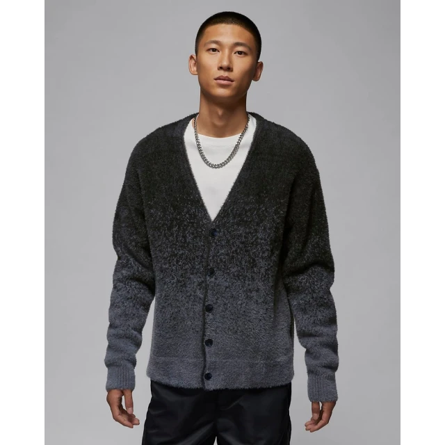 NIKE 耐吉 喬丹 針織外套 男款 AS M J AIR JDN CARDIGAN 灰色(FV7427070)