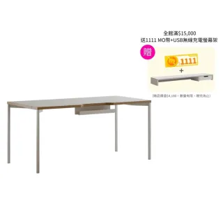 【DESKER】COMPUTER DESK 韓國設計監製 1600型 多用途電腦桌 160*70cm 附集線槽(書桌/辦公桌/專人組裝)