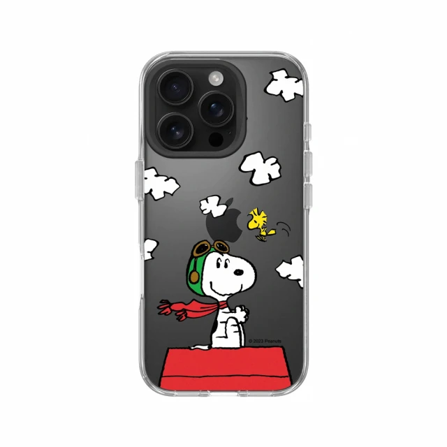 RHINOSHIELD 犀牛盾 iPhone 16系列 Clear透明防摔手機殼/史努比-小小飛行員(Snoopy)