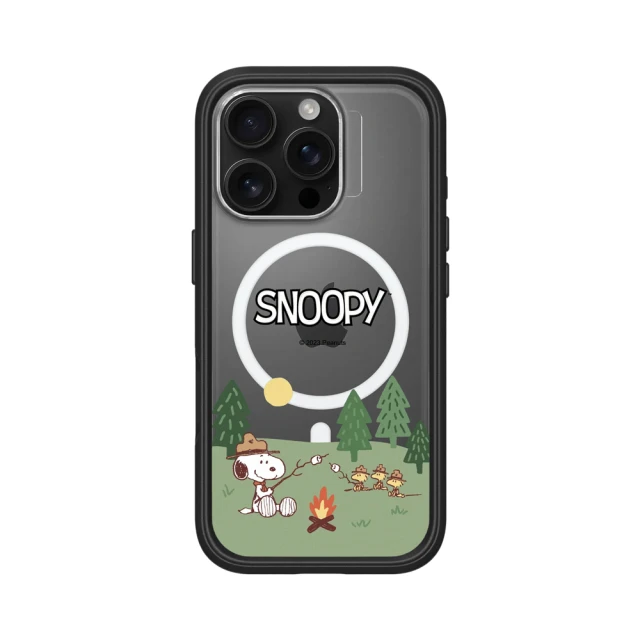 RHINOSHIELD 犀牛盾 iPhone 16系列 Mod NX MagSafe兼容 手機殼/史努比-露營趣(Snoopy)