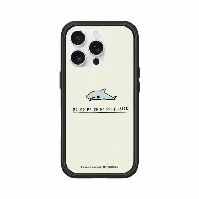 RHINOSHIELD 犀牛盾 iPhone 16系列 Mod NX手機殼/I Love Doodle-鯊魚(I Love Doodle)