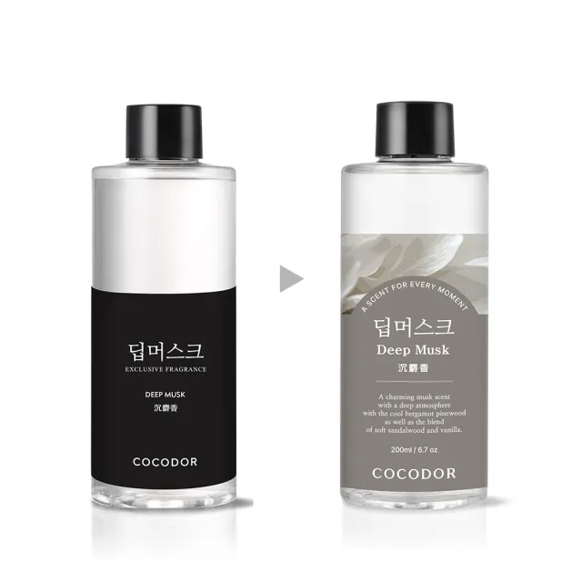 【cocodor】經典擴香瓶200ml+擴香補充瓶200ml(2+2超值組/原廠直營)