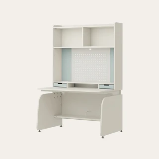 【iloom 怡倫家居】LINKI PLUS 1200型 4層側板型書桌組 螢幕架款 4色(書桌 桌子 電腦桌 工作桌 兒童書桌)