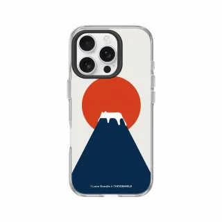 【RHINOSHIELD 犀牛盾】iPhone 16系列 Clear透明防摔手機殼/I Love Doodle-富士山(I Love Doodle)