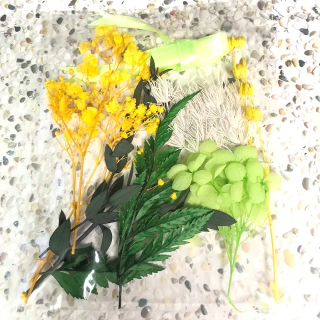 【A-ONE 匯旺】浮游花DIY材料包 松果 乾花 綜合乾果永生花 仿真花 素材 橡實 花瓣 滿天星 婚禮 情人草 H12