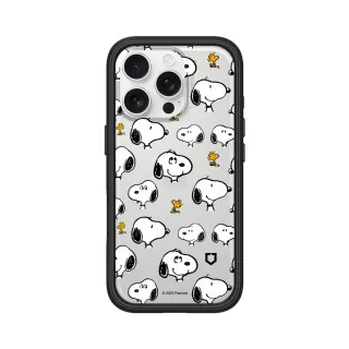 【RHINOSHIELD 犀牛盾】iPhone 16系列 Mod NX手機殼/史努比-Sticker-Snoopy&胡士托(Snoopy)
