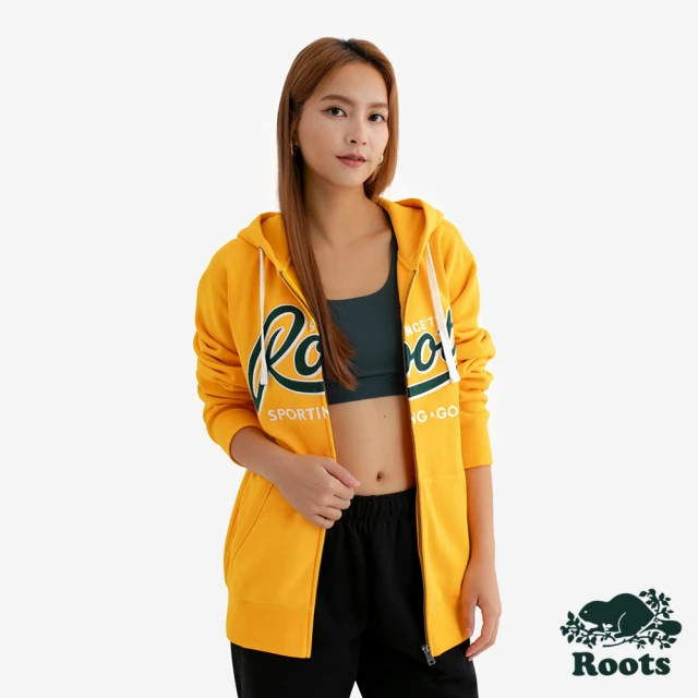 Roots Roots中性-SPORTING GOODS 連帽外套(金黃色)