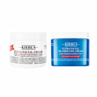 【Kiehl’s 契爾氏】 冰河醣蛋白系列125ml買1送1多款任選(保濕霜/水感凝凍/國際航空版)