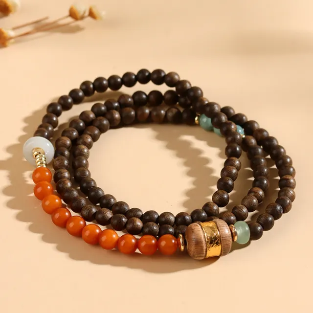 【禧禧珠寶】加里曼丹沉香三圈手鍊