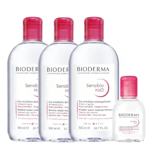 【BIODERMA 貝膚黛瑪】NO1奇蹟卸妝組(500mlx3+100ml)