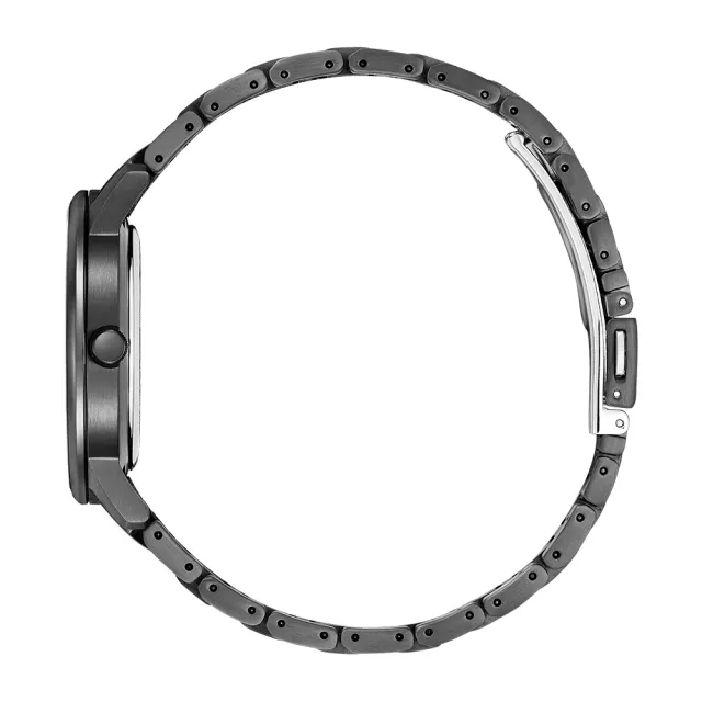 【CITIZEN 星辰】PAIR系列 亞洲限定 光動能銀河黑情侶對錶 附贈專屬錶盒(BM7595-89E+EW2595-81E)